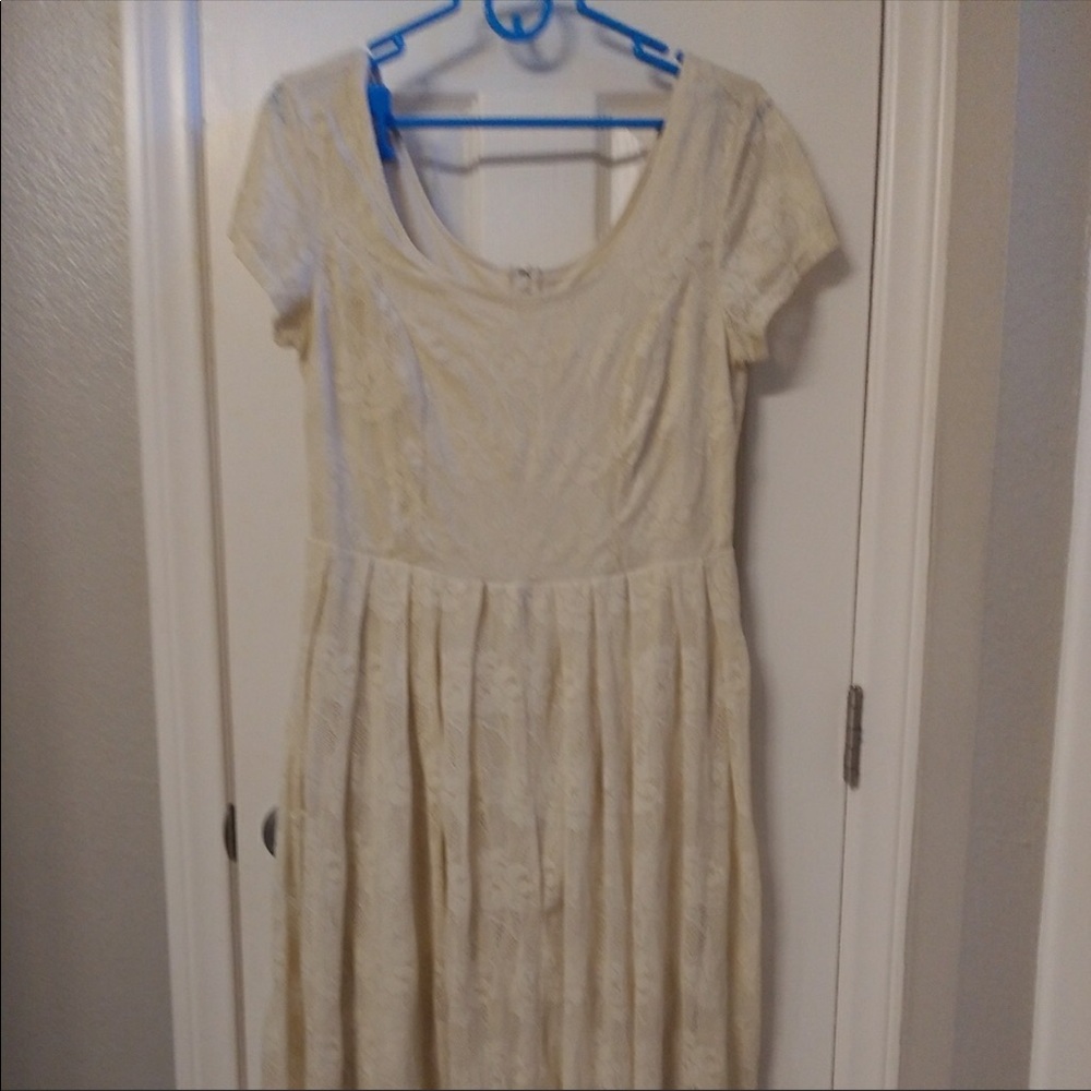 Torrid cream dress